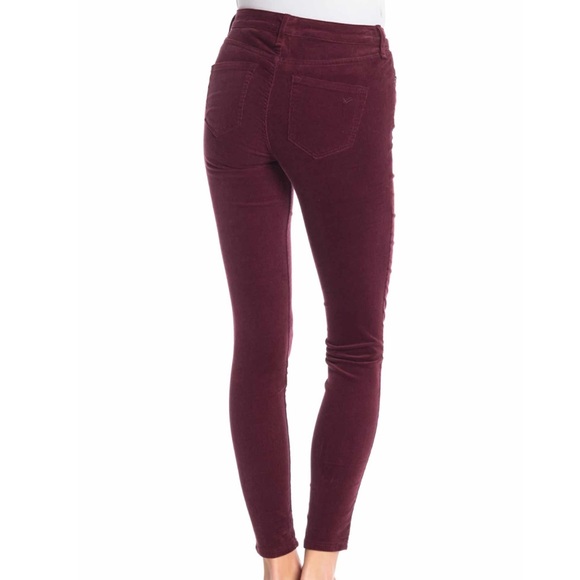 William Rast Maroon Perfect Skinny Corduroy 27 - Picture 2 of 8